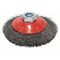  Clean for Metal Gewellte Pinselbürste für Winkelschleifer Bosch Kegelbürste, 100 mm, gewellter Stahldraht, für kleine Winkelschleifer 12377431