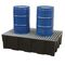  EURO-PE-Auffangwanne 250/2 Cemo PE-Auffangwanne 250/2-RG, m. verz. Stahlgitterrost, 120,5 x 80,5 x 33 cm 12383478