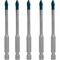  EXPERT HEX-9 HardCeramic Bohrer-Sets Bosch EXPERT HEX-9 HardCeramic Dachziegel-Bohrer-Set, 5 mm, 5-tlg., für Dreh- und Schlagbohrer 12370336