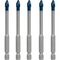  EXPERT HEX-9 HardCeramic Bohrer-Sets Bosch EXPERT HEX-9 HardCeramic Dachziegel-Bohrer-Set, 6 mm, 5-tlg., für Dreh- und Schlagbohrer 12370338