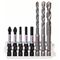 HEX-9 Ceramic und Impact Power Bit Mixed Sets Bosch Hex-9 Ceramic, 5/6/8 mm; Impact Power-Bit, 50 mm PH2, PZ2, T20, T25, T30, für Schlagschrauber 12372250
