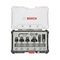  Fräser-Sets Rand- und Kantenfräser-Sets, 6-teilig Bosch 6-tlg. Rand- und Kantenfräser-Set, 8-mm-Schaft, für Handfräsen 12372261