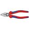  Kombizangen KNIPEX 03 02 180 Kombizange mit Mehrkomponenten-Hüllen schwarz atramentiert 180 mm 12380251