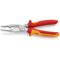  Elektro-Installationszangen KNIPEX 13 96 200 Elektro-Installationszange isoliert mit Mehrkomponenten-Hüllen, VDE-geprüft verchromt 200 mm 12380319