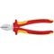  Schneidende Zangen Seitenschneider KNIPEX 70 06 180 Seitenschneider isoliert mit Mehrkomponenten-Hüllen, VDE-geprüft verchromt 180 mm 12380455