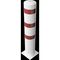  Absperrpfosten Schake Stahlrohrpoller Ø 273 x 5, 1500mm, weiß/rot 12450601