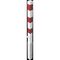  Absperrpfosten 70 mm x 70 mm Schake Feuerwehrpfosten, 70x70, ohne Öse, weiß/rot 12450530