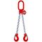  2-Strang-Kettengehänge, mit galvanisch verzinkter Kette mit Standard-Aufhängering McBULL® 2-Strang-Kettengehänge, GK8, galv. verz., 8 mm, 1 Meter, Typ1"GV" 12399757