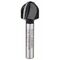  Hohlkehlfräser Standard for Wood Bosch Hohlkehlfräser, 1/4", R1 8 mm, D 15,9 mm, L 12,3 mm, G 45 mm, für Handfräsen 12372570