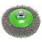  Clean for Inox Gewellte Pinselbürste für Winkelschleifer Bosch Kegelbürste, 100 mm, gewellter Draht, Edelstahl, für kleine Winkelschleifer 12377432