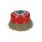  Gewellte Topfbürsten Clean for Metal für X-LOCK Winkelschleifer, vermessingt Bosch X-LOCK Topfbürste 75 mm, gewellte Messingbürsten, für kleine Winkelschleifer 12377420