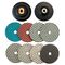  DIA-Schleifpad-Set Clever Diamant SCHLEIFPADSET 94-100, K50 - K10000, trocken 12387186