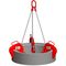  Schachtrohrgehänge, mit galvanisch verzinkter Kette McBULL® Schachtrohrgehänge, 1,5 t, 0-130 mm, Rohr max. 3 m, galv. verz. 12398727