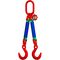  2-Strang mit Standard-Aufhängering McBULL® 2-Strang-Rundschlingengehänge, 1 Meter, 0-45° = 2800 kg/45-60°= 2000 kg, Typ6 12399437