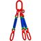  3-Strang mit Standard-Aufhängering McBULL® 3-Strang-Rundschlingengehänge, 1 Meter, 0-45° = 4200 kg/45-60°= 3000 kg, Typ8 12399468
