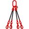  mit Standard-Aufhängering McBULL® 4-Strang-Kettengehänge, GK8, schwarz, 6 mm, 1 Meter, Typ7 12399943