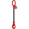  1-Strang-Kettengehänge, mit schwarz lackierter Kette mit Standard-Aufhängering McBULL® 1-Strang-Kettengehänge, GK8, schwarz, 22 mm, 1 Meter, Typ2 12400414