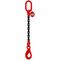  1-Strang-Kettengehänge, mit schwarz lackierter Kette mit Standard-Aufhängering McBULL® 1-Strang-Kettengehänge, GK8, schwarz, 10 mm, 1 Meter, Typ5 12400387