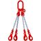  4-Strang-Kettengehänge, mit galvanisch verzinkter Kette mit Standard-Aufhängering McBULL® 4-Strang-Kettengehänge, GK8, galv. verz., 10 mm, 1 Meter, Typ5"GV" 12400231