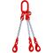  3-Strang-Kettengehänge, mit galvanisch verzinkter Kette mit Standard-Aufhängering McBULL® 3-Strang-Kettengehänge, GK8, galv. verz., 13 mm, 1 Meter, Typ5"GV" 12400990