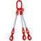  3-Strang-Kettengehänge, mit galvanisch verzinkter Kette mit Sonder-Aufhängering (für Kranhaken DIN 15401 Nr. 16) McBULL® 3-Strang-Kettengehänge, GK8, galv. verz., 6 mm, 1 Meter, Typ7K16"GV" 12401054