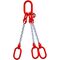  3-Strang-Kettengehänge, mit galvanisch verzinkter Kette mit Sonder-Aufhängering (für Kranhaken DIN 15401 Nr. 16) McBULL® 3-Strang-Kettengehänge, GK8, galv. verz., 10 mm, 1 Meter, Typ8K16"GV" 12401079