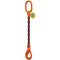  1-Strang-Kettengehänge, mit PAS-Kette mit Sonder-Aufhängering (für Kranhaken DIN 15401 Nr. 25) McBULL® 1-Strang-Kettengehänge, GK10, PAS-Kette, 6 mm, 1 Meter, Typ2K25 12401695
