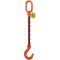  1-Strang-Kettengehänge, mit PAS-Kette mit Sonder-Aufhängering (für Kranhaken DIN 15401 Nr. 25) McBULL® 1-Strang-Kettengehänge, GK10, PAS-Kette, 7 mm, 1 Meter, Typ3K25 12401704