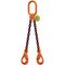  2-Strang-Kettengehänge, mit PAS-Kette mit Standard-Aufhängering McBULL® 2-Strang-Kettengehänge, GK10, PAS-Kette, 10 mm, 1 Meter, Typ2 12401980