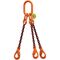  3-Strang-Kettengehänge, mit PAS-Kette mit Sonder-Aufhängering (für Kranhaken DIN 15401 Nr. 25) McBULL® 3-Strang-Kettengehänge, GK10, PAS-Kette, 7 mm, 1 Meter, Typ2K25 12402297