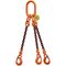  3-Strang-Kettengehänge, mit PAS-Kette mit Standard-Aufhängering McBULL® 3-Strang-Kettengehänge, GK10, PAS-Kette, 6 mm, 1 Meter, Typ4 12402243