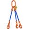  3-Strang-Kettengehänge, mit Sondergüte-Kette mit Standard-Aufhängering McBULL® 3-Strang-Kettengehänge, GK10, Sondergüte-Kette, 6 mm, 1 Meter, Typ5 12402127