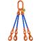  4-Strang-Kettengehänge, mit Sondergüte-Kette mit Standard-Aufhängering McBULL® 4-Strang-Kettengehänge, GK10, Sondergüte-Kette, 8 mm, 1 Meter, Typ7 12402358