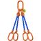 4-Strang-Kettengehänge, mit Sondergüte-Kette mit Standard-Aufhängering McBULL® 4-Strang-Kettengehänge, GK10, Sondergüte-Kette, 6 mm, 1 Meter, Typ8 12402343