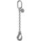  1-Strang-Kettengehänge mit Standard-Aufhängering McBULL® 1-Strang-Kettengehänge, GK6 (INOX), 8 mm, 1 Meter, Typ1 12402847