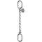  1-Strang-Kettengehänge mit Standard-Aufhängering McBULL® 1-Strang-Kettengehänge, GK6 (INOX), 8 mm, 1 Meter, Typ8 12402849