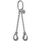  2-Strang-Kettengehänge mit Standard-Aufhängering McBULL® 2-Strang-Kettengehänge, GK6 (INOX), 10 mm, 1 Meter, Typ1 12402879