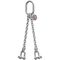  2-Strang-Kettengehänge mit Standard-Aufhängering McBULL® 2-Strang-Kettengehänge, GK6 (INOX), 13 mm, 1 Meter, Typ9 12402885