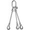  3-Strang-Kettengehänge mit Standard-Aufhängering McBULL® 3-Strang-Kettengehänge, GK6 (INOX), 6 mm, 1 Meter, Typ4 12402900