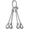  4-Strang-Kettengehänge mit Standard-Aufhängering McBULL® 4-Strang-Kettengehänge, GK6 (INOX), 8 mm, 1 Meter, Typ1 12402941