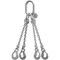  4-Strang-Kettengehänge mit Standard-Aufhängering McBULL® 4-Strang-Kettengehänge, GK6 (INOX), 8 mm, 1 Meter, Typ4 12402942
