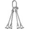  4-Strang-Kettengehänge mit Standard-Aufhängering McBULL® 4-Strang-Kettengehänge, GK6 (INOX), 8 mm, 1 Meter, Typ9 12402944