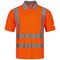  Oberteile Safestyle *CARLOS* WARNSCHUTZ-POLOSHIRT ORANGE Gr.  2-L (54/56) 12394355
