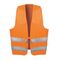  Bekleidung Westen Feldtmann Wica Tex ERNST Textil-Warnweste Orange | Hohe Sichtbarkeit auf der Baustelle | Gr. 2-L (54/56) 12394623