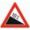  Gefahrenzeichen Verkehrszeichen 108 Gefälle, SL 1260 mm, Alu 3 mm, RA2 12357347
