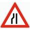  Verkehrsschilder und Straßenschilder ADCO Verkehrszeichen 121-20 Einseitig verengte Fahrbahn, Verengung links, SL 900 mm, Alu 2 mm 12355905