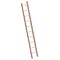  Layher Steigtechnik Leitern Verbundanlegeleiter 10 Sprossen, Holz-Aluminium-Anlegeleiter, Länge 2.95 m 12405394