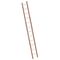  Layher Steigtechnik Leitern Verbundanlegeleiter 12 Sprossen, Holz-Aluminium-Anlegeleiter, Länge 3.50 m 12405464