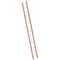  Layher Steigtechnik Leitern Verbundanlegeleiter 14 Sprossen, Holz-Aluminium-Anlegeleiter, Länge 4.05 m 12405466