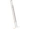  Layher Steigtechnik Leitern Seilzugleiter TOPIC 18 Sprossen, Aluminiumleiter 2x18 Sprossen, zweiteilig, ausziehbar, Länge 9.30 m 12405413